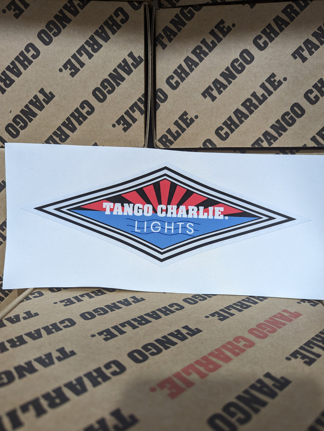 Tango Charlie Lights Diamond Sticker