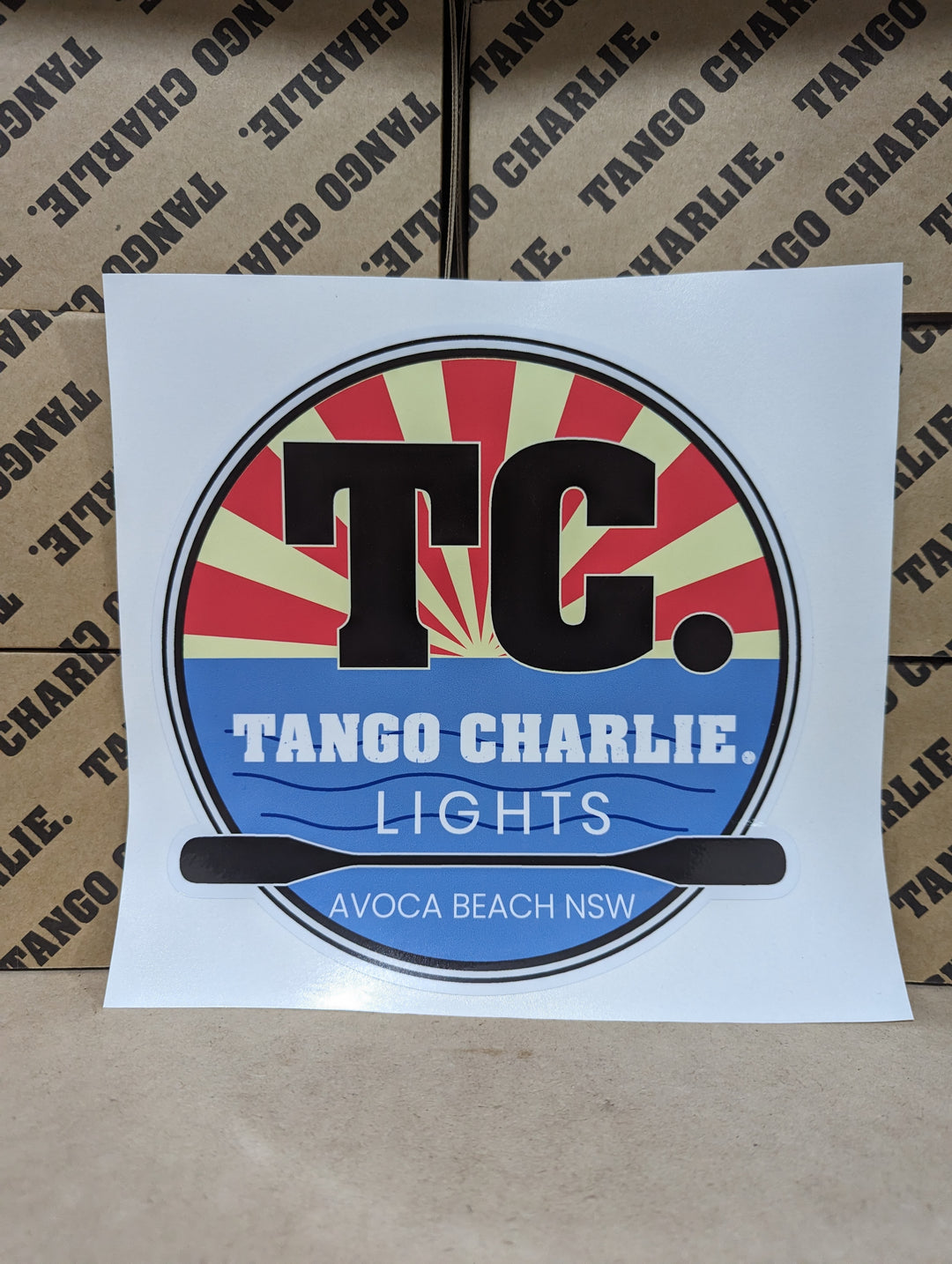Round Tango Charlie Sticker